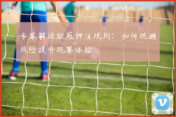 专家解读欧冠押注规则：如何规避风险提升观赛体验